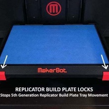 5th generation replicator build plate locks tool reprap print quality modification lock fix easy 5g 3d printer parts 3d print model - Mito3D