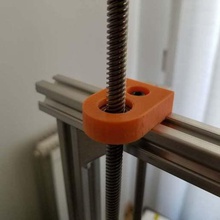 608zz support de palier tige 8mm 2020 profil outil D'ici à mont L'imprimante 3d pièces 608 Roulement roulement le titulaire partie la 3d print model - Mito3D