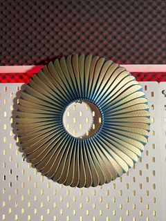 60 petalo parete scultura stl Jet motore petali 3d print model - Mito3D