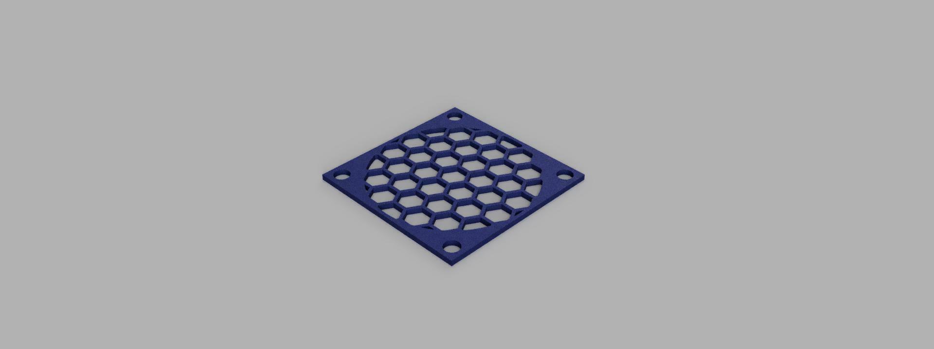 60mm ventilateur grille 3D print model - Mito3D