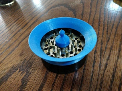 60mm herb grinder assistance funnel set 420 accessory household 3d print model - Mito3D