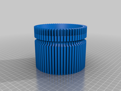 64 slot cilindro circular calcetín tejido punto máquina mamá personalizado bricolaje diy herramientas hacedores 3d print model - Mito3D