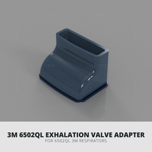 6502ql espirazione valvola filtro adattatore 3d print model - Mito3D