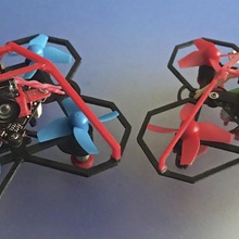 65mm drone cadre jeu r c véhicules minuscule whoop quadcopter frame quadricoptère microdrone 3d print model - Mito3D