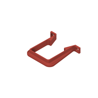 65mm square drain pipe wall clip guttering mount commercial 3d print model - Mito3D