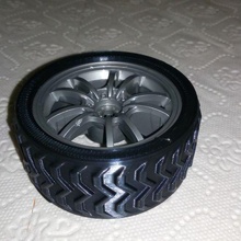 66x28mm tire 52mm rim game 1 10 wheel rc tires vehicles 3d print model - Mito3D