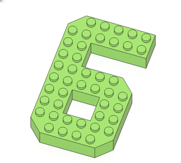 6 9 Lego uyumlu numara kek toppers mumlar çikolatalar epoksi reçine blok bloklar tuğla mini figürler figür doğum günü Parti çocuk Oyna yaş sayılar bloklu Arapça rakamlar 3d print model - Mito3D
