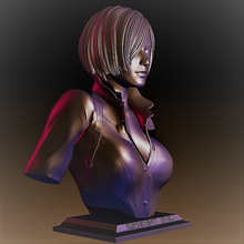 6 ada wong bust display art miniatures action figures toys resident evil jill valentine female busts claire redfield chris leon zombie halloween decor tools 3d print 3d print model - Mito3D
