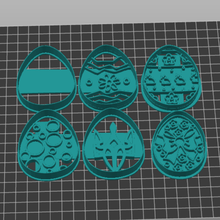 6 easter cookie cutter 3d print model - Mito3D