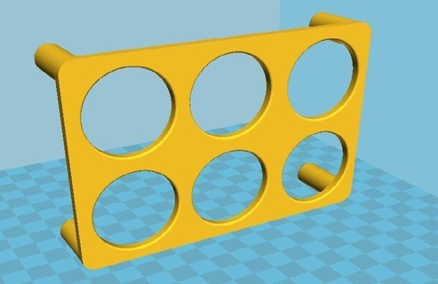 6 ovo geladeira suporte copo Geladeira Huevos casa 3d print model - Mito3D