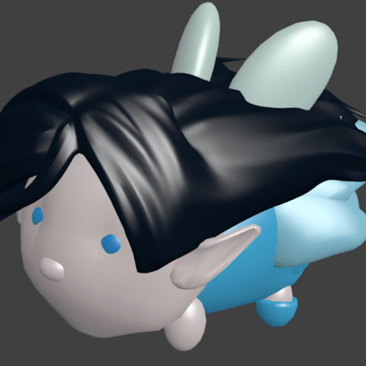 6 fadas tsum Sino vidia iridessa ondina Roselia Noé fada Peterpan Disney tsumtsum 3D print model - Mito3D