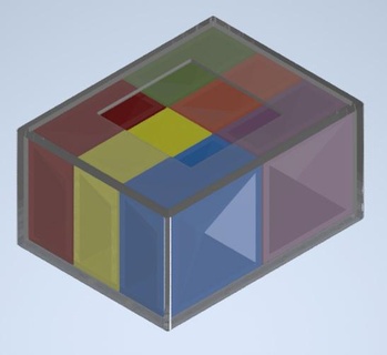6 piece puzzle box 3d print model - Mito3D
