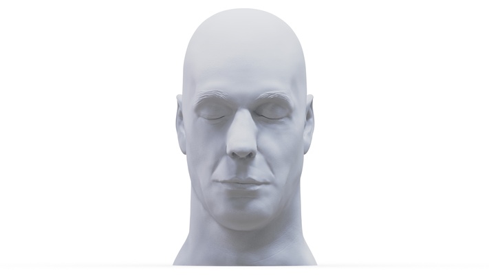 6 rammstein 3d esculturas cabeça pacote 3d print model - Mito3D