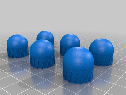 6 round setup paintball various miscellaneous uncategorized 3d print model - Mito3D