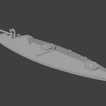 6mm 1 285 39 narco sub pé ii jogos guerra barco submarino 3d print model - Mito3D