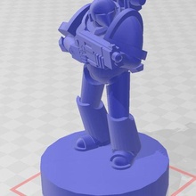 6mm 8mm interstellar supersoldier free protoype unsupported 3d print model - Mito3D