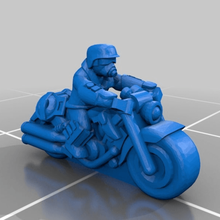 6 mm imparatorluk yıldız ordu acadian bisikletçileri oyun 40k epik epic40k destansı ölçekte Muhafızları motosiklet roughriders warhammer oyunlar 3d print model - Mito3D