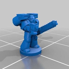 6mm épico de assalto marinha jogo jogos warhammer escala épica epic40k 40k 3d print model - Mito3D