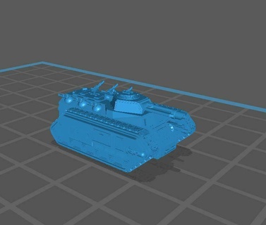6mm mechanisiert Infanterie Fahrzeug Remix 3d print model - Mito3D