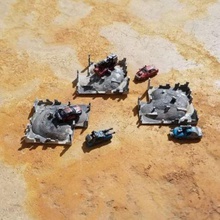 6mm scale generic leveled building ruin game battletech epic epic40k ortus novae tabletop gaming wargame terrain toy accessories 3d print model - Mito3D