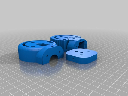6th axe bcn3d bouger nema14 3d imprimé robot bras impression robotique 3d print model - Mito3D