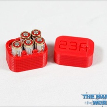 6x 23a 12v batería caso funda herramienta envolver recargable mn21 ms21 v23ga l1028 3d print model - Mito3D