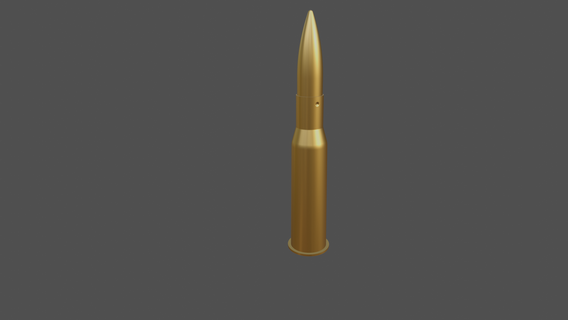 762 54mm r Mosin atirador elite munição nangente arma fogo militares brinquedo imprimível 3d print model - Mito3D