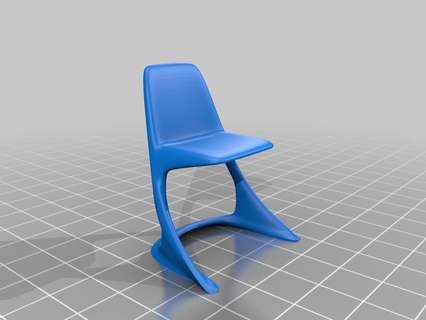 70er jahrestuhl Stuhl stuhl Modell Möbel Möbel Zuhause Haus 3d print model - Mito3D