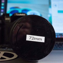72mm lens cap gadget dslr camera bokeh 3d print model - Mito3D