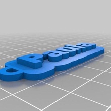 7 joyería joya personalizado llaveros 3d print model - Mito3D