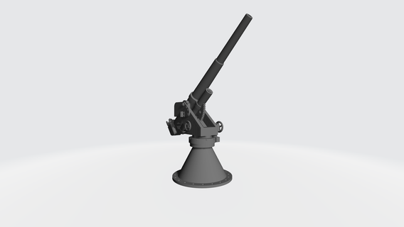 75mm Luft Rille Kanon 16 32 Spiel Flak Welt Krieg 2 Bolzen Aktion norwegisch Kongsberg aa 28mm Wargaming 3d print model - Mito3D