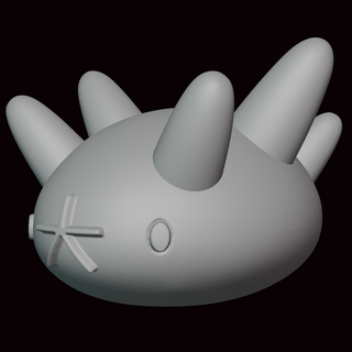 771 pyukumuku Pokémon figure art statue jeu vidéo jeux vidéos miniature sculpture fanart figurine Alola sac Soleil lune 3d print model - Mito3D