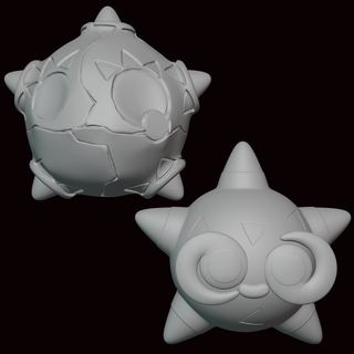 774 Pokémon Zahl Kunst Statue Videospiel Videospiele Miniatur Skulptur Fan Art Figur alola Sonne Mond 3d print model - Mito3D