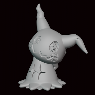 778- mimikyu pokemon figure Art statue videogame videogames miniature sculpture fanart figurine alola sun and moon 3d print model - Mito3D
