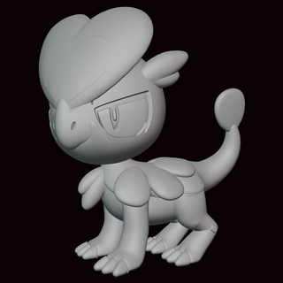 782 jangmo Pokémon figure art statue jeu vidéo jeux vidéos miniature sculpture fanart figurine Alola Soleil lune 3d print model - Mito3D