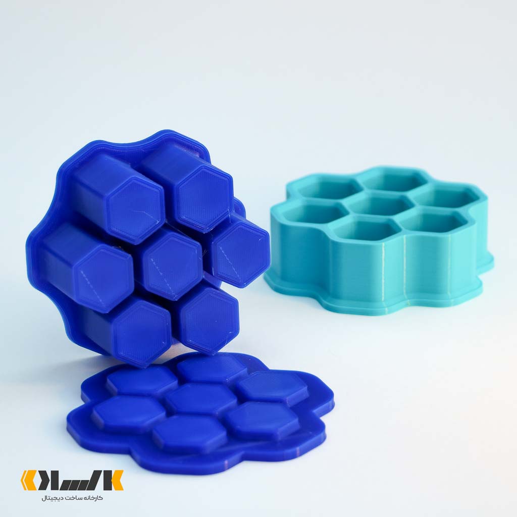 7 1 flat hexagonal bomba baño molde negocio bathbombmold jabón bricolaje diy 3D print model - Mito3D