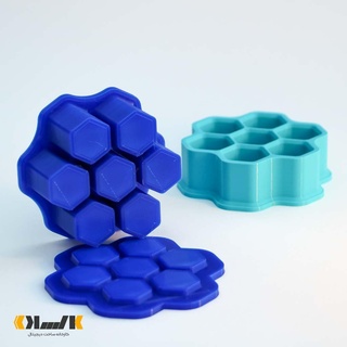 7 1 flat hexagonal Badebombe Schimmel Unternehmen Badebombbhn Seife DIY 3d print model - Mito3D