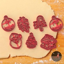 7 christmas cookie cutters xmax xmas santa claus potato noel snow tree candy oven bake cold porcelain cake fondant cutter among us sharp pastry shop narrow streets cookies stl ginger 3d print model - Mito3D
