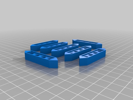 7 segment led segments frame 3d printing 3d print model - Mito3D