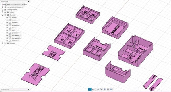 7 harikalar genişletmeler organizatör 3d print model - Mito3D