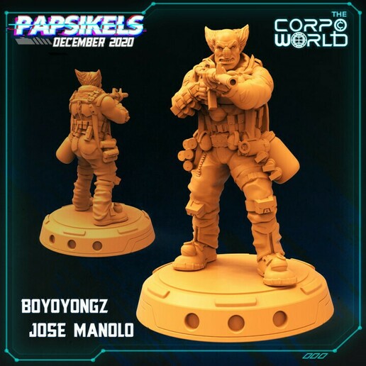 899 boyoyongz pandilla conjunto 3D print model - Mito3D