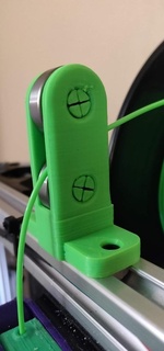 8020 roller bearing filament guide kossel mini 3d printer parts 3d print model - Mito3D