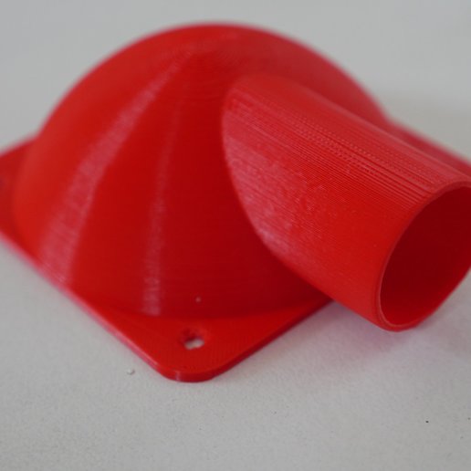 Ventola da 80 mm, adattatore 40 mm tubo di aspirazione - ventola vari cnc fan l'adattatore aspirapolvere 3D print model - Mito3D