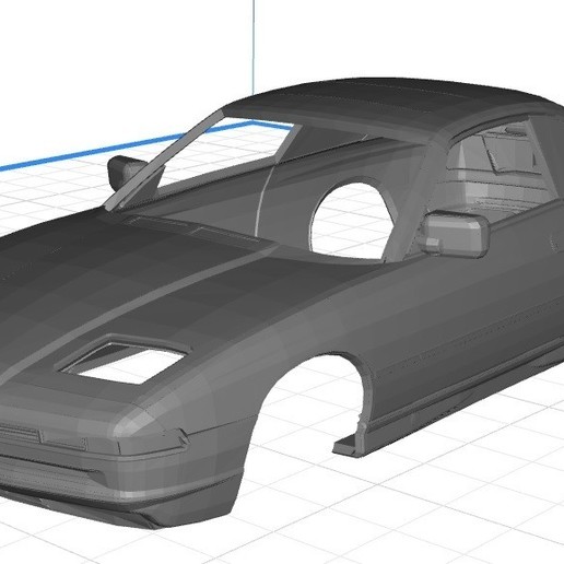 850 csı yazdırılabilir vücut araba oyun yuvası scalextric tamiya rc 3D print model - Mito3D