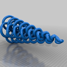 88 Doppel-helix-Spirale Kunst Mathe-Kunst 3d print model - Mito3D