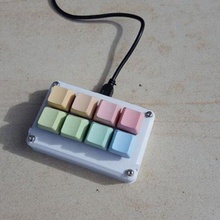 8 düğme makro tuş takımı aracı cherry mx klavye macropad mekanik teensy 3d baskı 3d print model - Mito3D