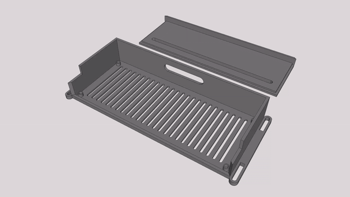 8 canal relé recinto bricolaje diy caja tablero arduino 3d print model - Mito3D