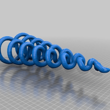 8 helix spiral-lahn di zruck genie sterben fahrt Kunst Mathe-Kunst 3d print model - Mito3D