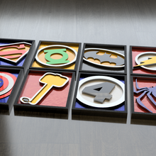 8 merveille époxy cadres gadget cadre bases décoration soutien Thor homme araignée Superman batman 3d print model - Mito3D