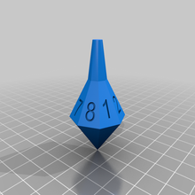 8 sided numbered game games 3d print model - Mito3D